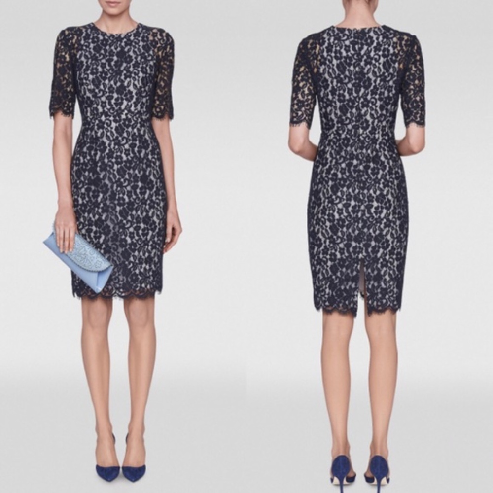 *NWT* LK Bennett Wardour Lace Overlay Dress